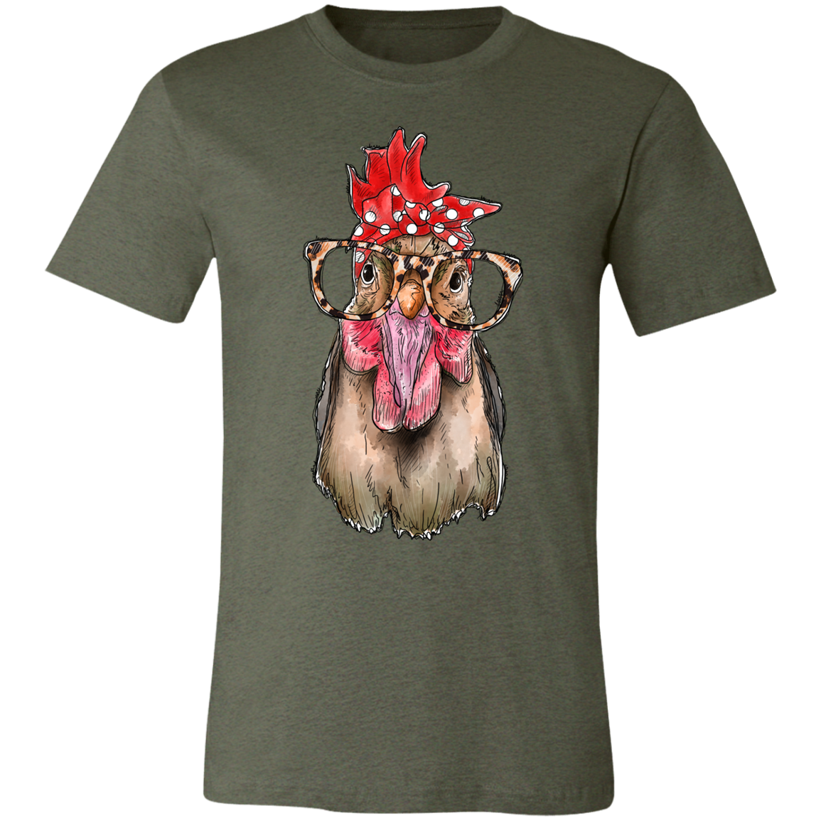 Chicken Bandana Short-Sleeve T-Shirt