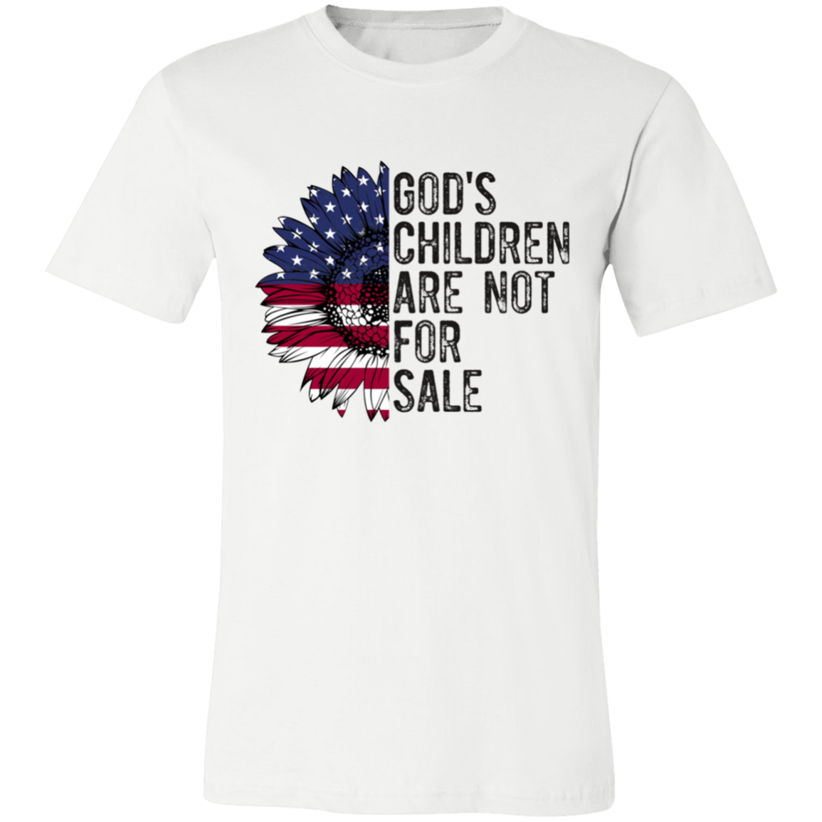 Sunflower God's Children Are Not For Sale Short-Sleeve T-Shirt