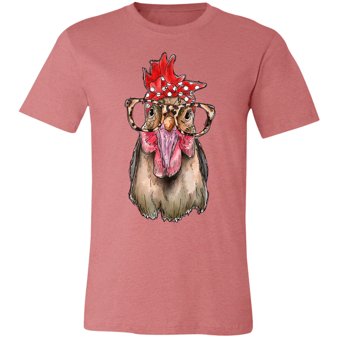 Chicken Bandana Short-Sleeve T-Shirt