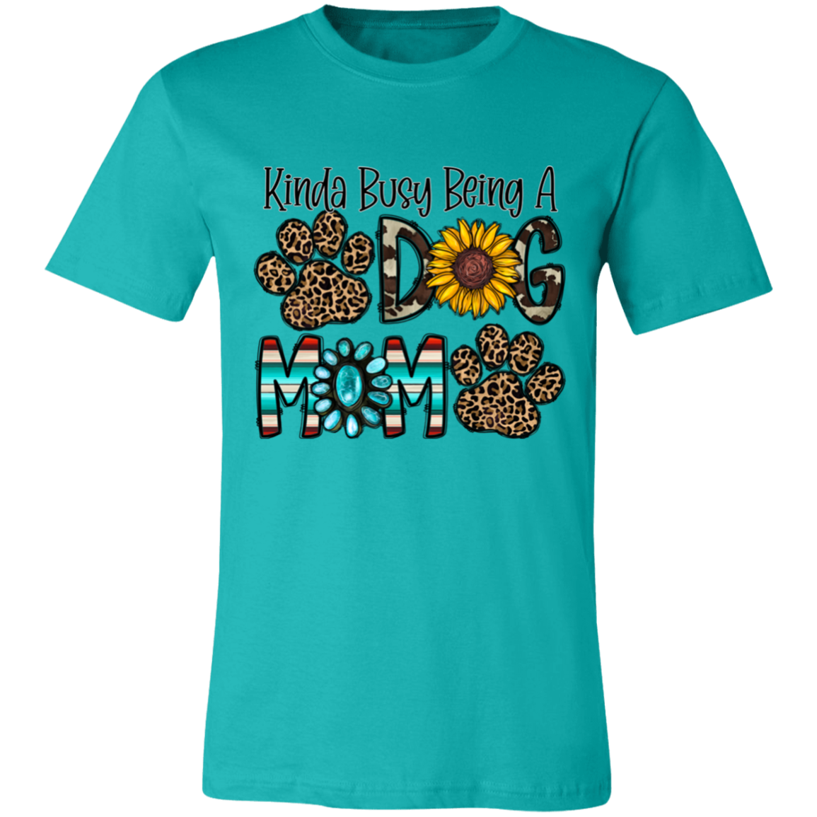 Kinda Busy Being A Dog Mom Short-Sleeve T-Shirt